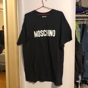Moschino screen print tee